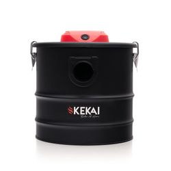 Red steel ash vacuum cleaner, 30 x 30 x 33.5 cm | Trajan
