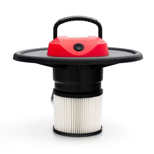 Red steel ash vacuum cleaner, 30 x 30 x 33.5 cm | Trajan