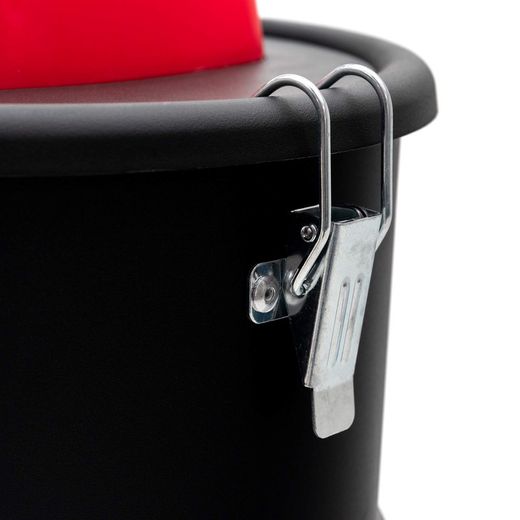 Red steel ash vacuum cleaner, 30 x 30 x 33.5 cm | Trajan