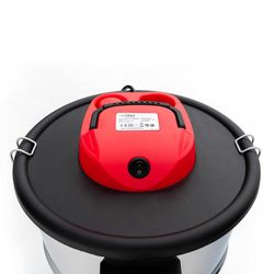 Red steel ash vacuum cleaner, 30 x 30 x 33.5 cm | Trajan