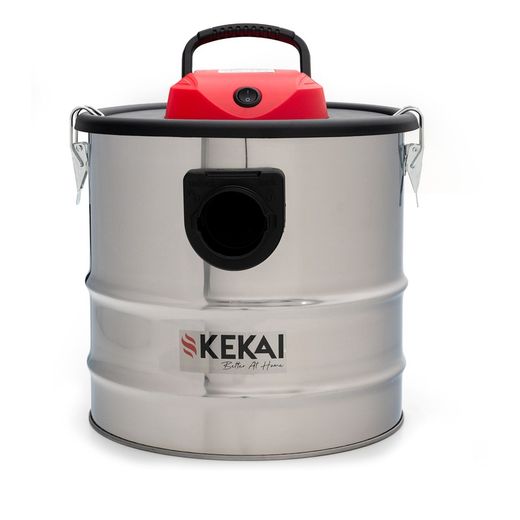 Red steel ash vacuum cleaner, 30 x 30 x 33.5 cm | Trajan