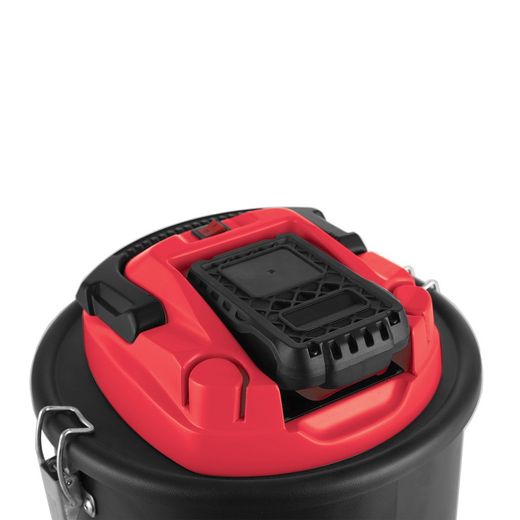 Souffleur et aspirateur à cendres sans fil en métal jaune, 31 x 27 x 27 cm | Gratien