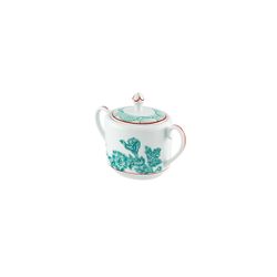 Multicolored porcelain sugar bowl, 14.4 x 14.4 x 8 cm | Lotus