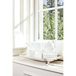 Carré Whité porcelain sugar bowl, Ø7.2x10.4 cm