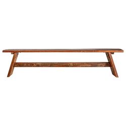 Banc BADAI en Manguier Naturel, 200x35x45 cm.
