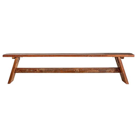 Banc BADAI en Manguier Naturel, 200x35x45 cm.