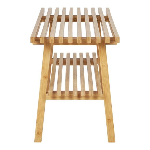 Bamboo bench in natural, 70 x 28 x 45 cm | Ember