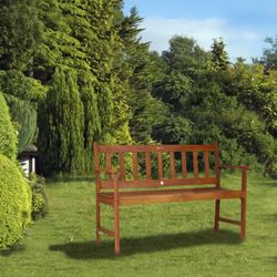 Chillvert Milan Wooden Bench 52x118x80 cm