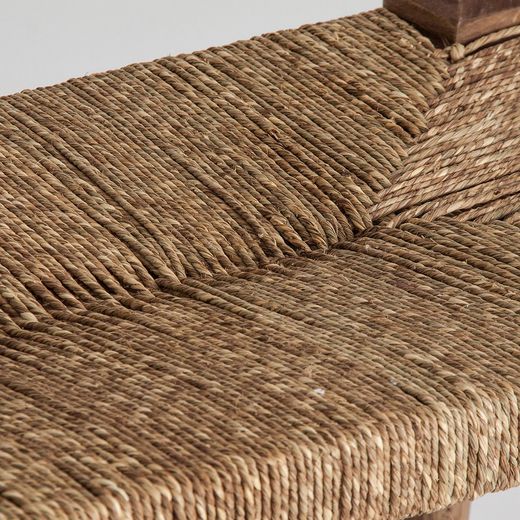 Banc en bois de manguier Tassarolo, 121x40x43cm