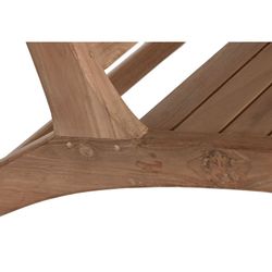 Ławka z drewna tekowego w kolorze naturalnym, 120 x 81 x 67 cm | Strona morska