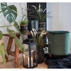 Natural teak wood bench, 90 x 25 x 45 cm | Barcelona