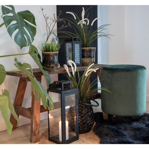 Natural teak wood bench, 90 x 25 x 45 cm | Barcelona