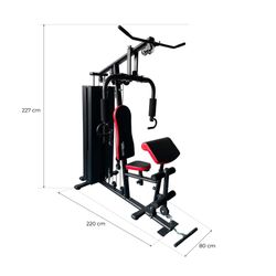 Banco de musculación multifuncional, 180 x 220 x 227 cm| Serie 900