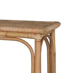 Banco de ratán en natural, 110 x 30 x 45 cm | Parma