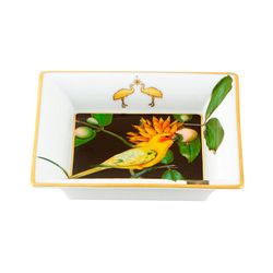 Quadratisches Porzellantablett S in Multicolor, 12,5 x 12,5 x 2,6 cm | Amazonas