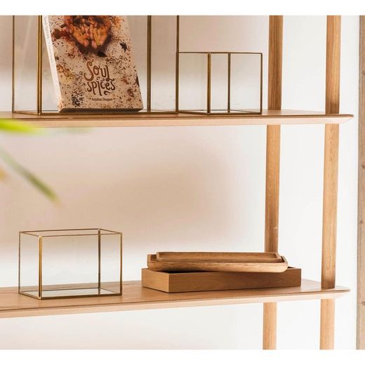 Plateau en acacia naturel, 29,5 x 12 x 3,5 cm