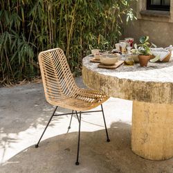 Natural bamboo tray, 27 x 15 x 1.5 cm