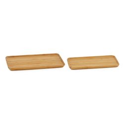 Natural bamboo tray, 27 x 15 x 1.5 cm