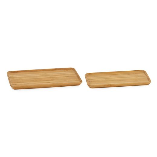 Natural bamboo tray, 27 x 15 x 1.5 cm