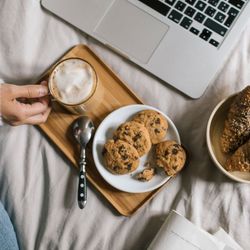 Natural bamboo tray, 27 x 15 x 1.5 cm