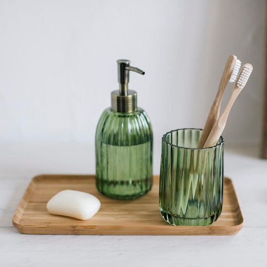 Natural bamboo tray, 27 x 15 x 1.5 cm