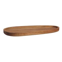 Bandeja de madera de acacia en marrón, 30 x 12 x 2 cm | Acacia