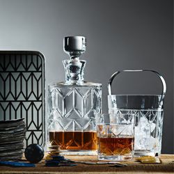 Porzellantablett in Grau, 41,9 x 25,2 x 1,9 cm | Allee