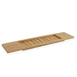 Bandeja para bañera de bambú en natural, 85 x 17 x 2,5 cm | Bath