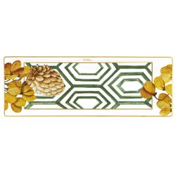 Plateau à gâteaux en porcelaine Amazónia, 45,4x16,3x2,1 cm