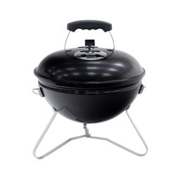 Sort bærbar grill i trækul, 37x37x44 cm | Tahoe