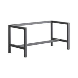 Base de vitrina de metal en negro , 85 x 40 x 40 cm | Bern