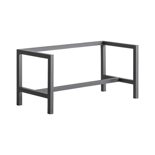 Base de vitrina de metal en negro , 85 x 40 x 40 cm | Bern