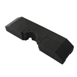 Base plástica recarregável do parasol de Chillvert 4 partes pretas 110 quilogramas