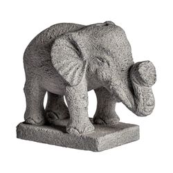 Cement Parasolvoet Olifant Grijs, 50x27x42cm