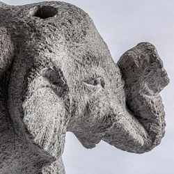 Cement Parasolvoet Olifant Grijs, 50x27x42cm