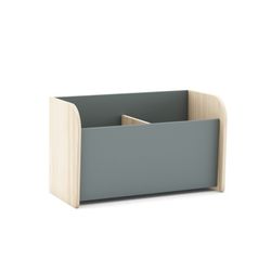 Coffre à jouets en pin vert et naturel, 70 x 35 x 42 cm | Esteban