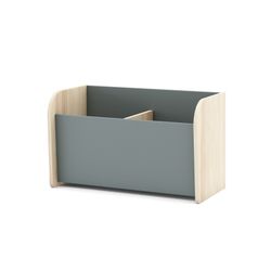 Coffre à jouets en pin vert et naturel, 70 x 35 x 42 cm | Esteban