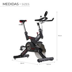 Cyclette indoor con inerzia di 22 Kg e Bluetooth | Rider RI-09R seconda generazione