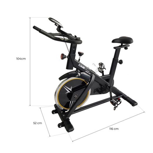 Volante de bicicleta giratório 18 Kg | Série Keboo 900