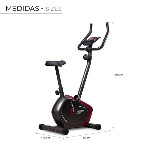 Exercise bike with 5 kg flywheel, 7 functions and LCD screen | Silhouette B0003S