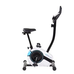 Bicicleta ergométrica com tela LCD com monitor de frequência cardíaca no guidão | Série Keboo 700