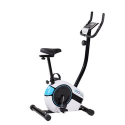 Bicicleta ergométrica com tela LCD com monitor de frequência cardíaca no guidão | Série Keboo 700