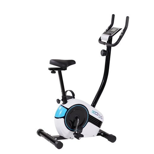 Bicicleta ergométrica com tela LCD com monitor de frequência cardíaca no guidão | Série Keboo 700