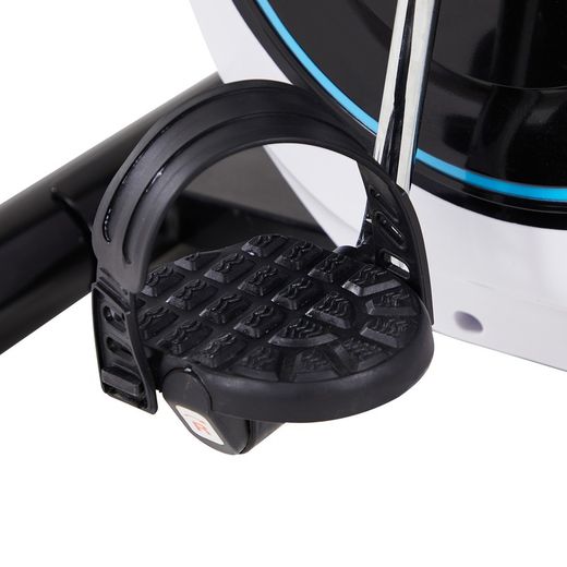 Bicicleta ergométrica com tela LCD com monitor de frequência cardíaca no guidão | Série Keboo 700
