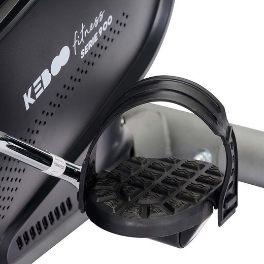 Vélo d'appartement motorisé avec moniteur de fréquence cardiaque sur le guidon et l'écran | Série Keboo 900