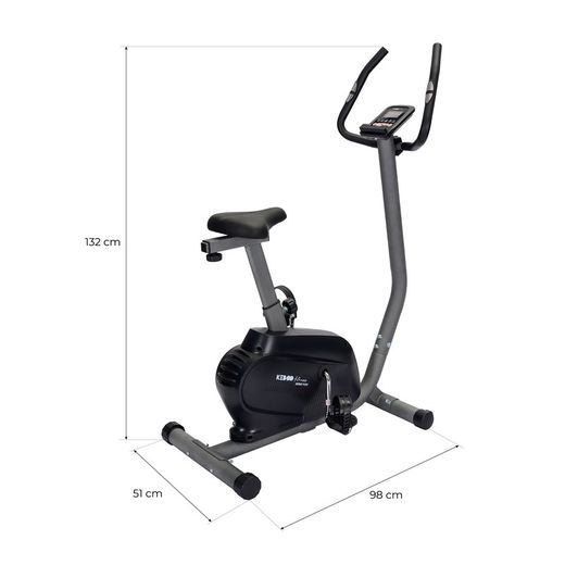 Vélo d'appartement motorisé avec moniteur de fréquence cardiaque sur le guidon et l'écran | Série Keboo 900