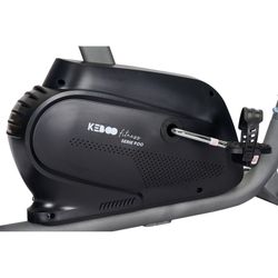 Vélo d'appartement motorisé avec moniteur de fréquence cardiaque sur le guidon et l'écran | Série Keboo 900