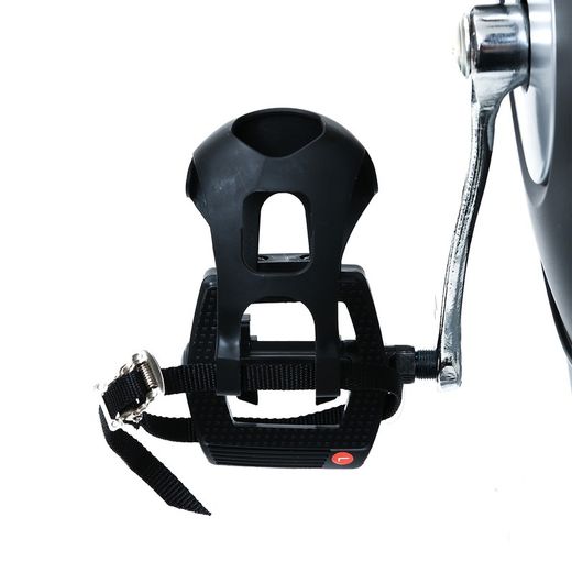 Cyclette vintage in acciaio nero, 105 x 45 x 117 cm | Serie 901