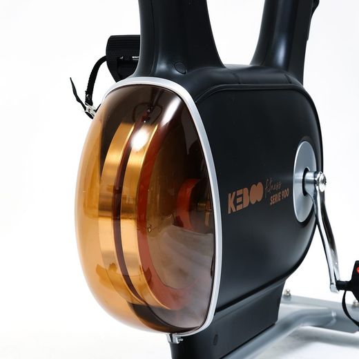 Cyclette vintage in acciaio nero, 105 x 45 x 117 cm | Serie 901