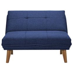 BICOL-Blue upholstered bed armchair, 95 x 86 x 81 cm